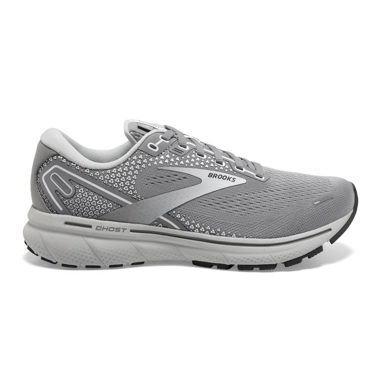 Brooks GHOST 14 Cushioned Road Running Shoes Womens Online - Alloy/Grey/Silver (VBO561740)